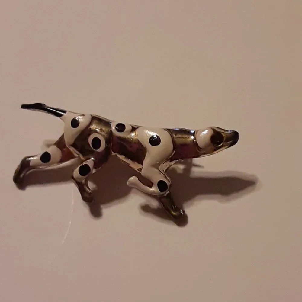 Spotted Dog Brooch